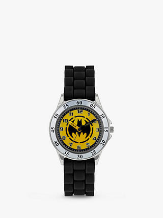 Disney Batman BAT9522 Children's Plastic Strap Watch, Black/Multi