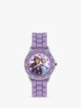 Disney Frozen Anna FZN9505 Children's Plastic Strap Watch, Purple/Multi