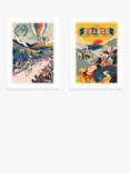 Neil Stevens - Tour de France Cycling Unframed Prints & Mounts, Set of 2, 40 x 30cm, Yellow/Multi
