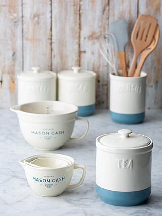 Mason Cash Stoneware Sugar Jar, Cornflour Blue