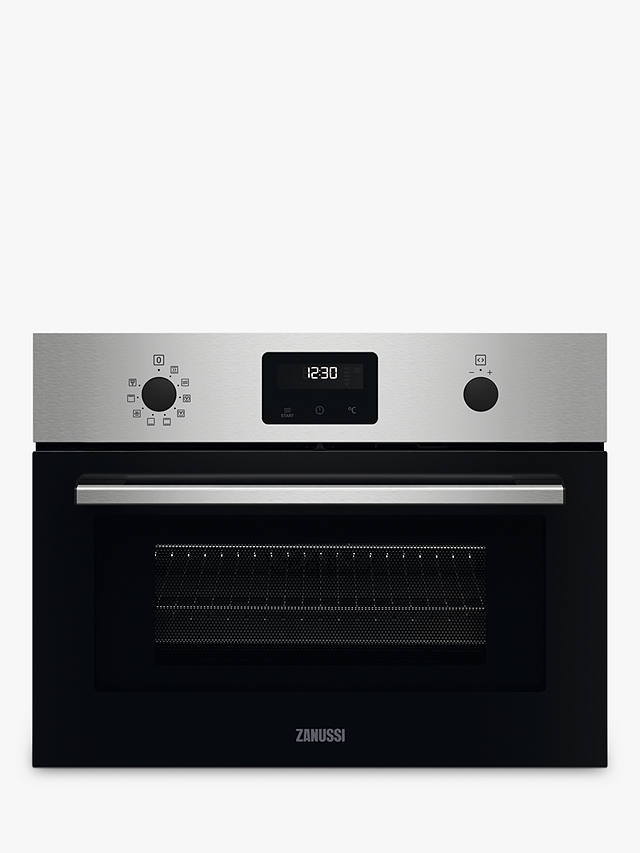 Buy Zanussi ZVENM6X1 Built-In Microwave Oven, Stainless Steel Online at johnlewis.com