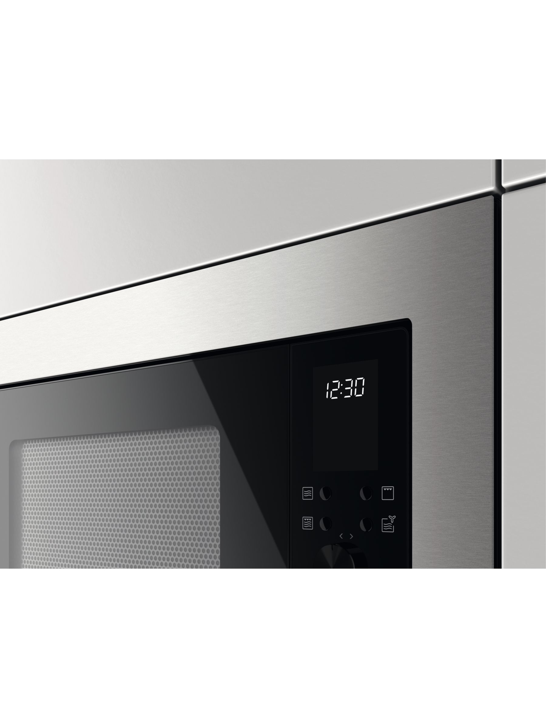 Zanussi ZMSN7DX BuiltIn Microwave Oven with Grill, Stainless Steel at