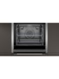 Neff N30 Slide and Hide B6CCG7AN0B Built In Electric Self Cleaning Single Oven, Stainless Steel