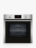 Neff N30 Slide and Hide B3CCC0AN0B Built In Electric Single Oven, Stainless Steel