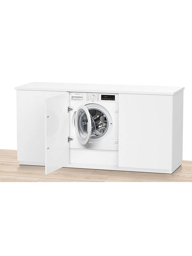 Buy Neff W544BX1GB Integrated Washing Machine, 8kg Load, 1400rpm Spin, White Online at johnlewis.com
