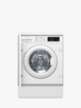 Neff W543BX1GB Integrated Washing Machine, 8kg Load, 1400rpm Spin, White