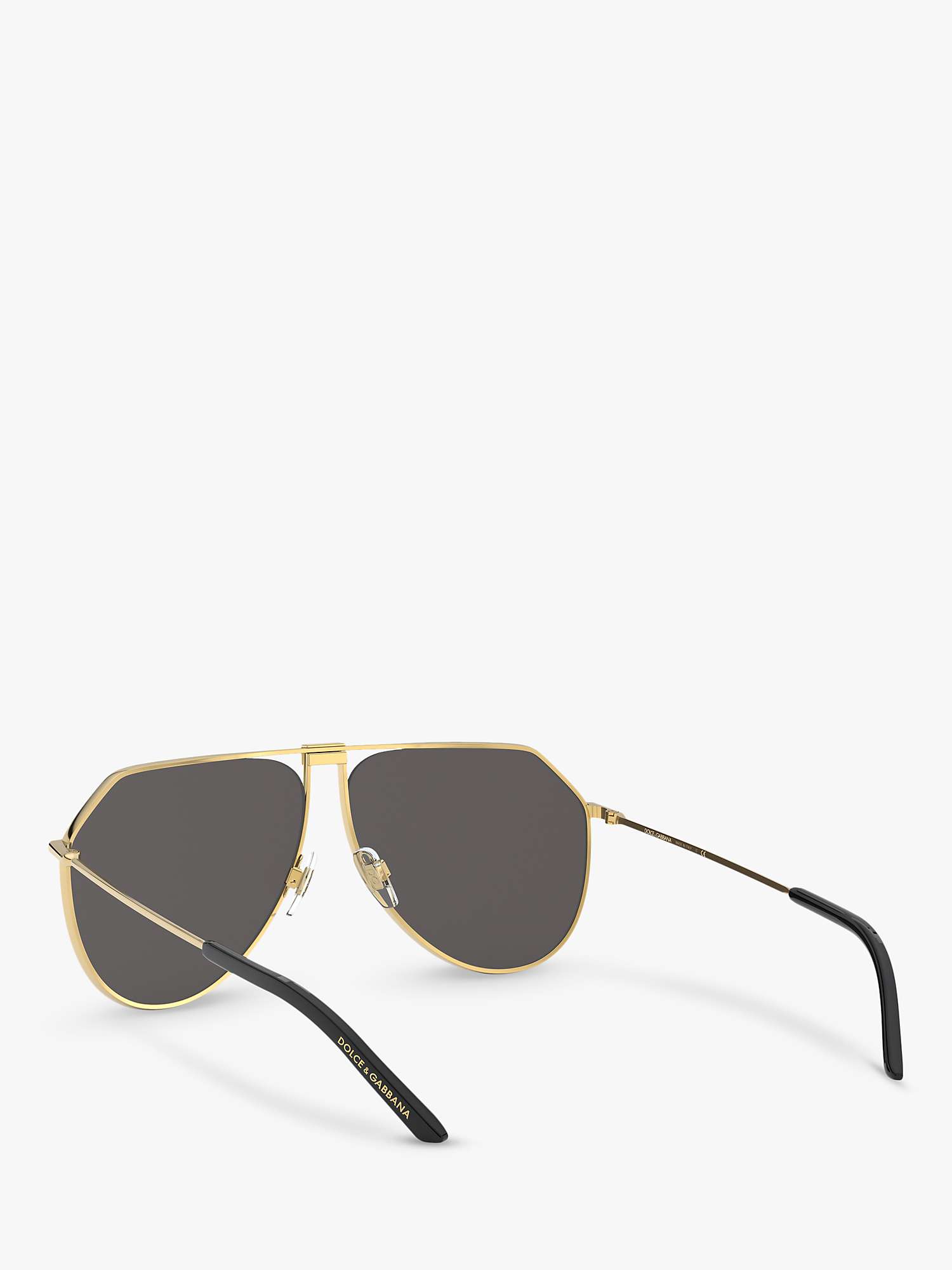 Buy Dolce & Gabbana DG2248 Men's Aviator Sunglasses Online at johnlewis.com