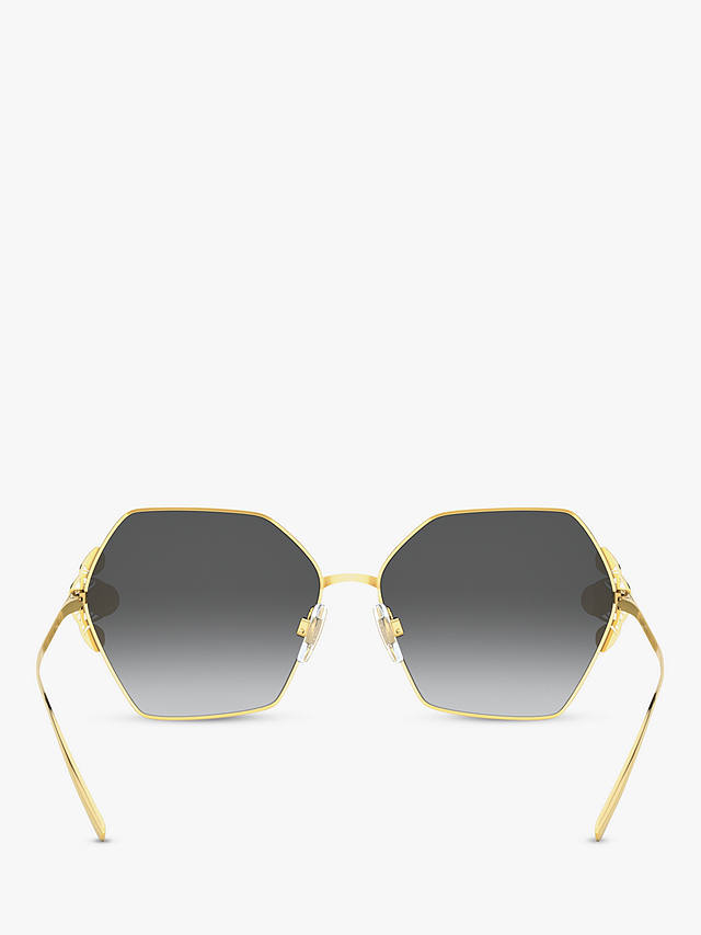 Dolce & Gabbana DG2253H Women's Butterfly Sunglasses, Gold/Black Gradient