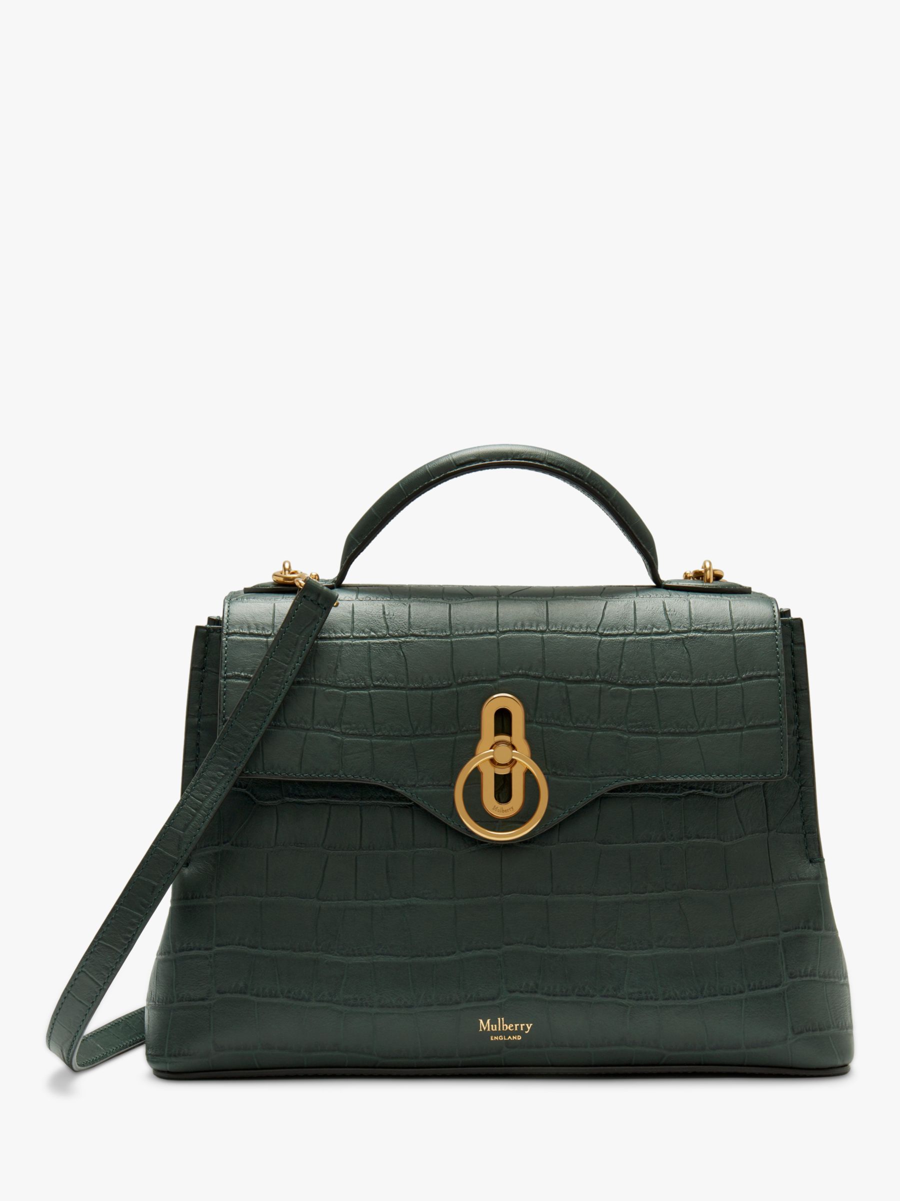 At understrege Diskret Robust Mulberry Micro Seaton In Jungle Green Shiny Croc Printed Calfskin SOLD |  nursery.com.pk