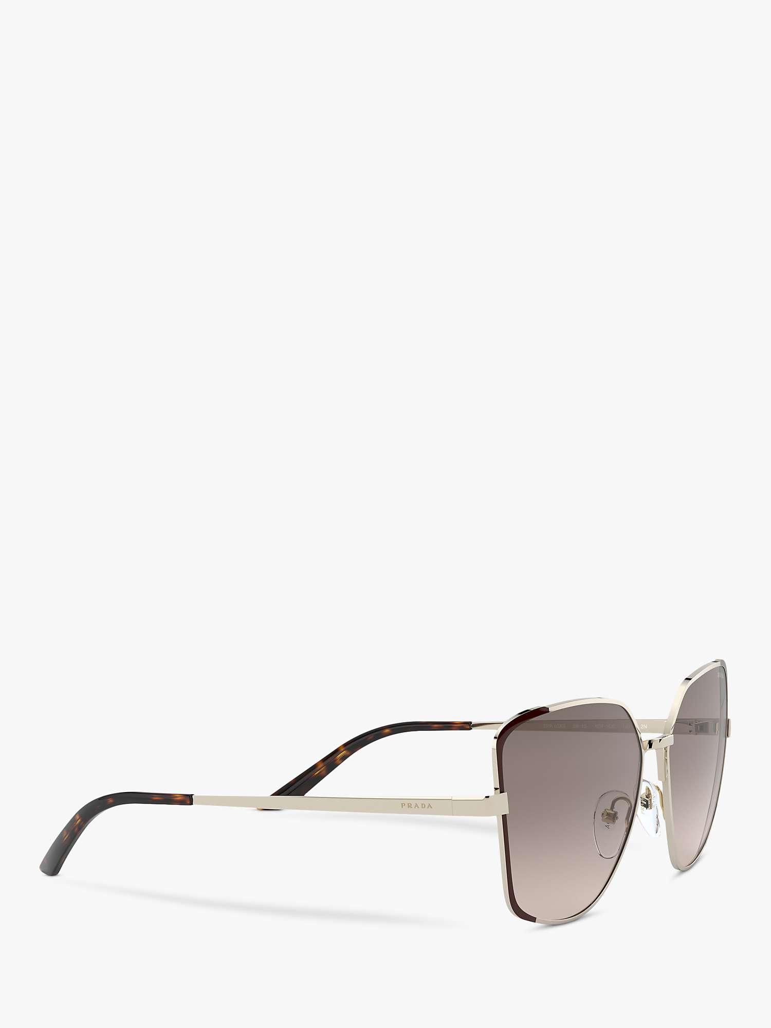 Buy Prada PR 60XS Women's Irregular Sunglasses Online at johnlewis.com