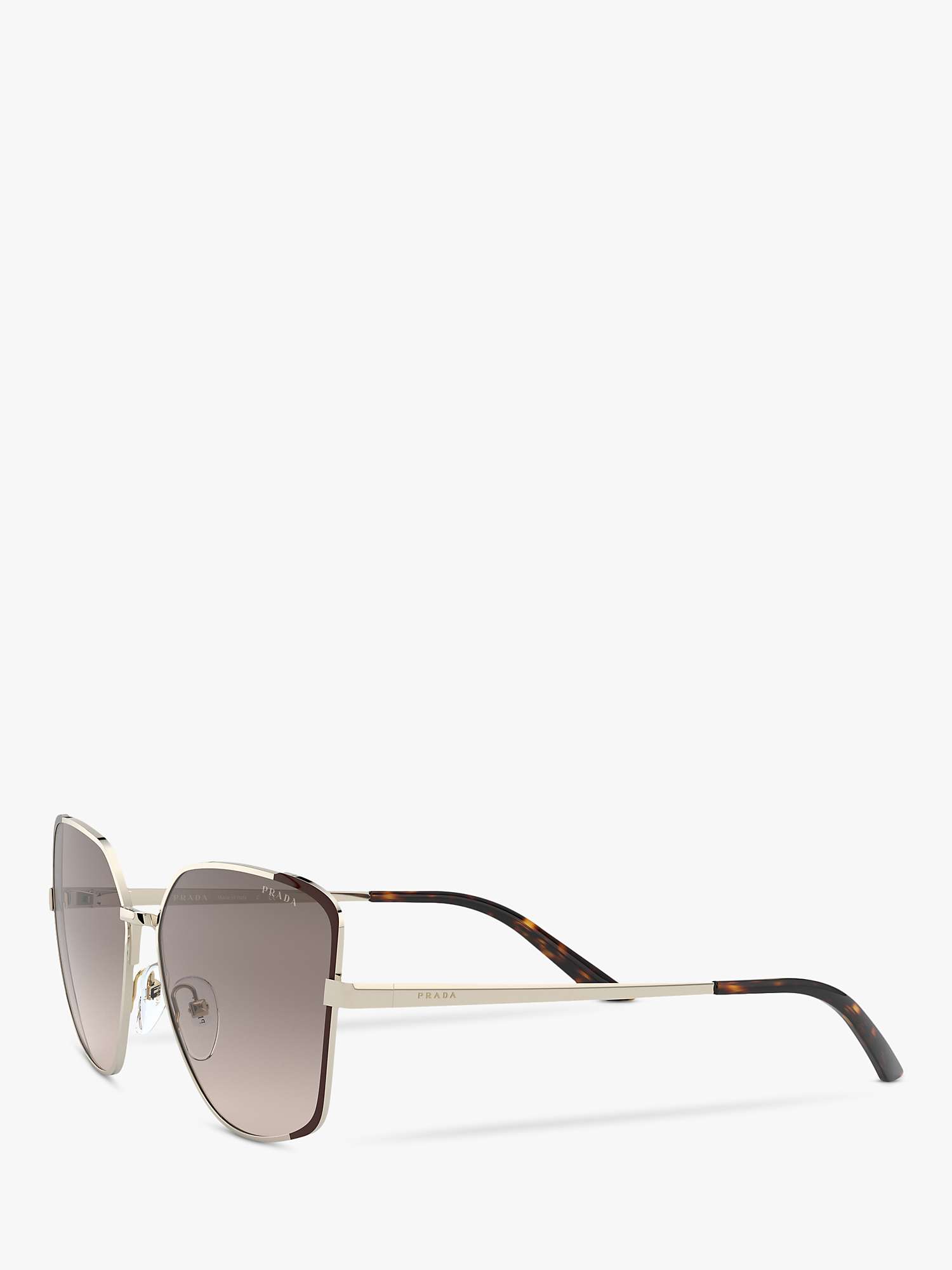 Buy Prada PR 60XS Women's Irregular Sunglasses Online at johnlewis.com