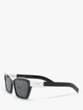 Prada PR 14XS Cat's Eye Sunglasses, Black