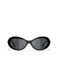 CHANEL Rectangular Sunglasses CH5428H Black/Grey Gradient