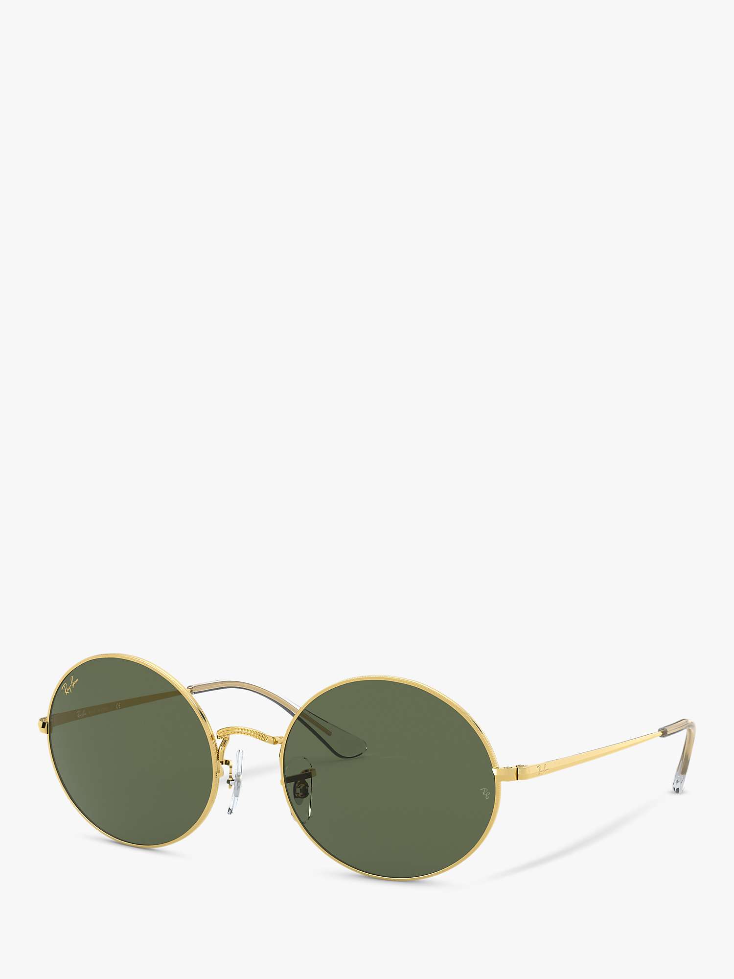Buy Ray-Ban RB1970 Unisex Oval Sunglasses, Legend Gold/Green Online at johnlewis.com