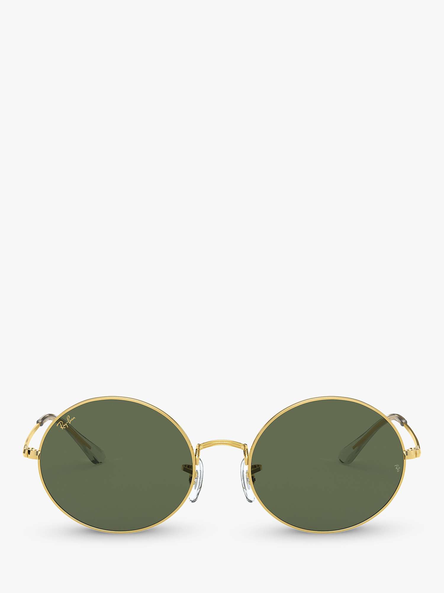 Buy Ray-Ban RB1970 Unisex Oval Sunglasses, Legend Gold/Green Online at johnlewis.com