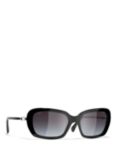 CHANEL Rectangular Sunglasses CH5427H Black/Grey Gradient