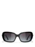 CHANEL Rectangular Sunglasses CH5427H Black/Grey Gradient