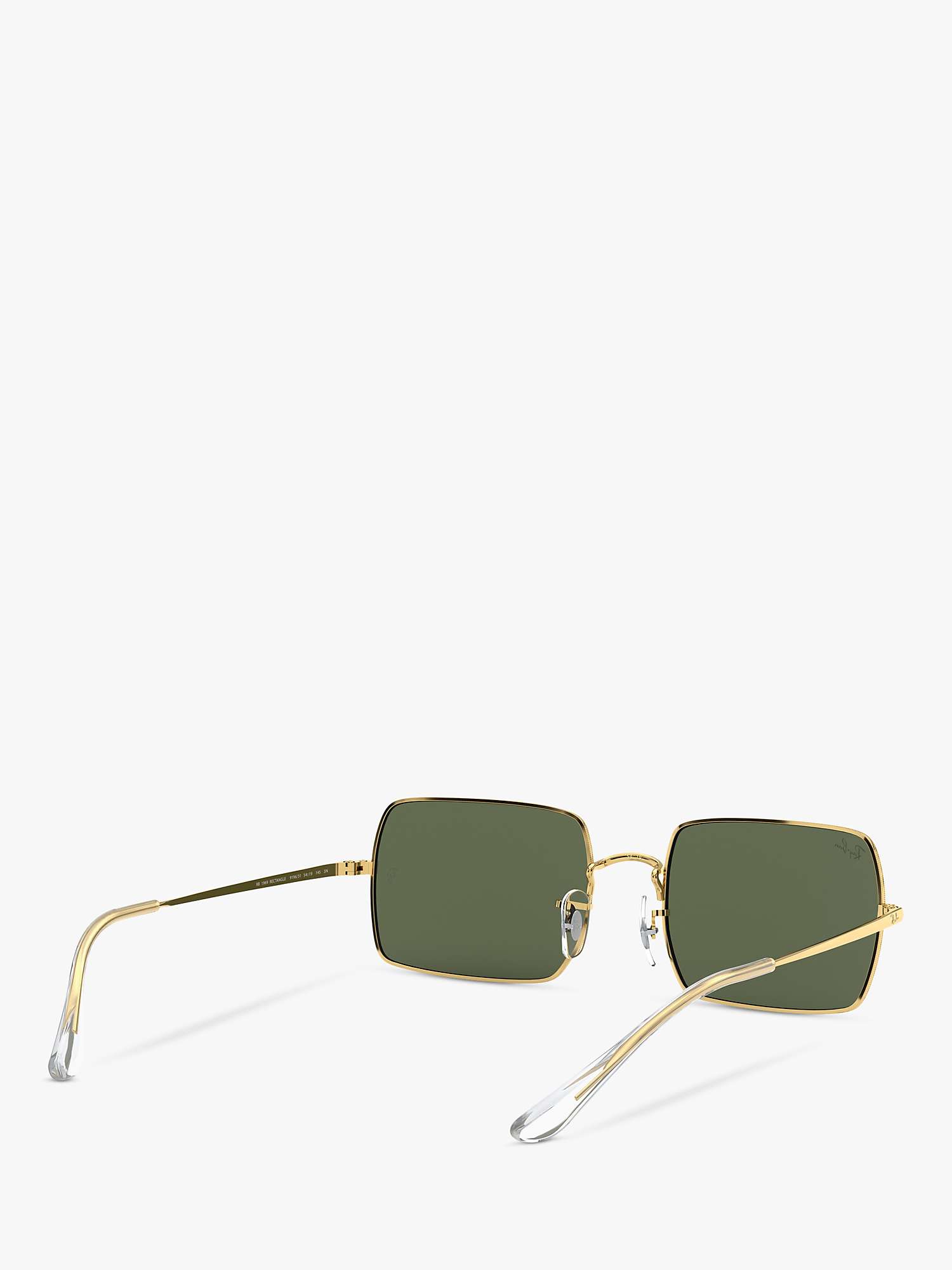Buy Ray-Ban RB1969 Unisex Rectangular Sunglasses, Legend Gold/Green Online at johnlewis.com