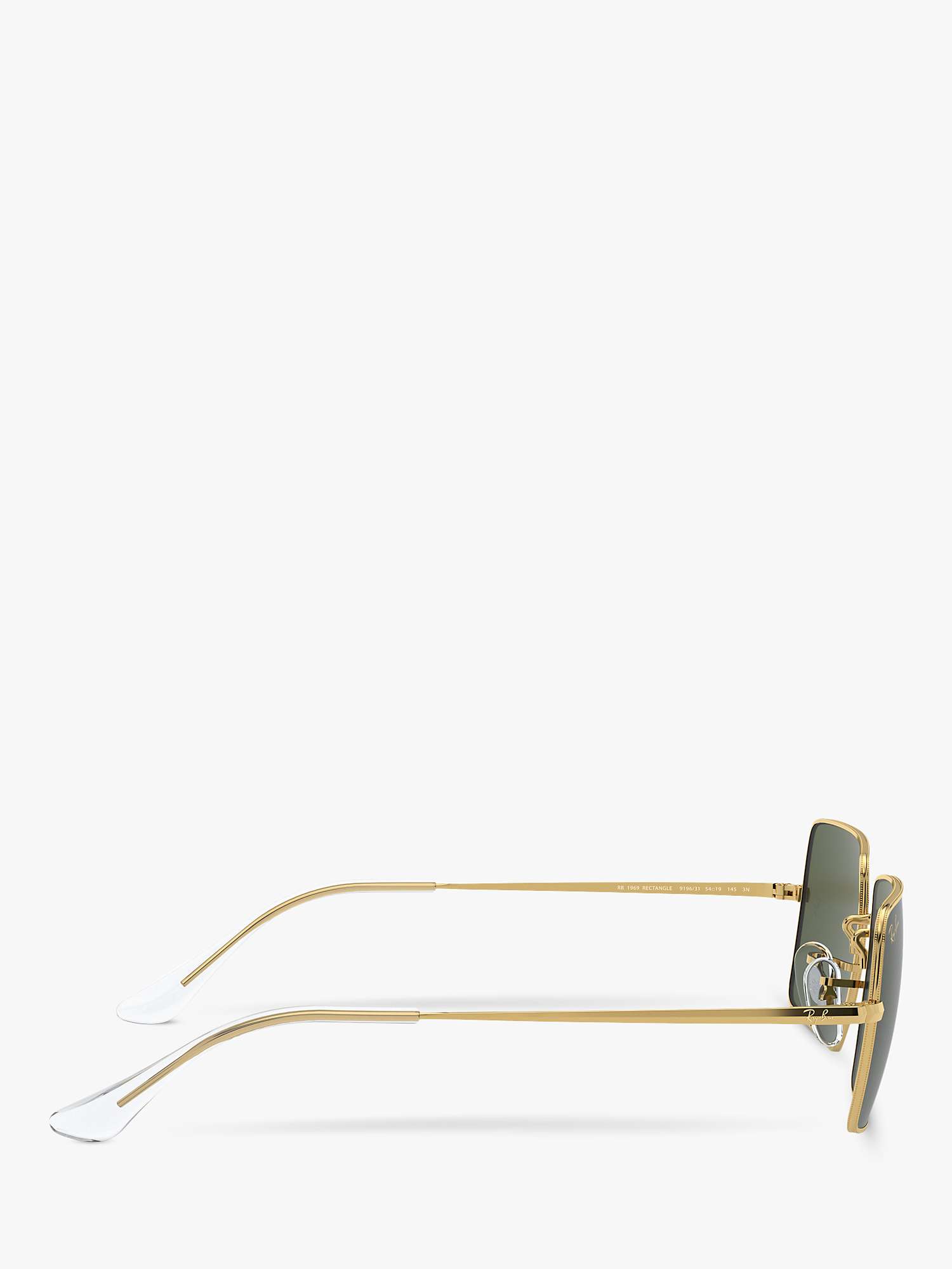 Buy Ray-Ban RB1969 Unisex Rectangular Sunglasses, Legend Gold/Green Online at johnlewis.com