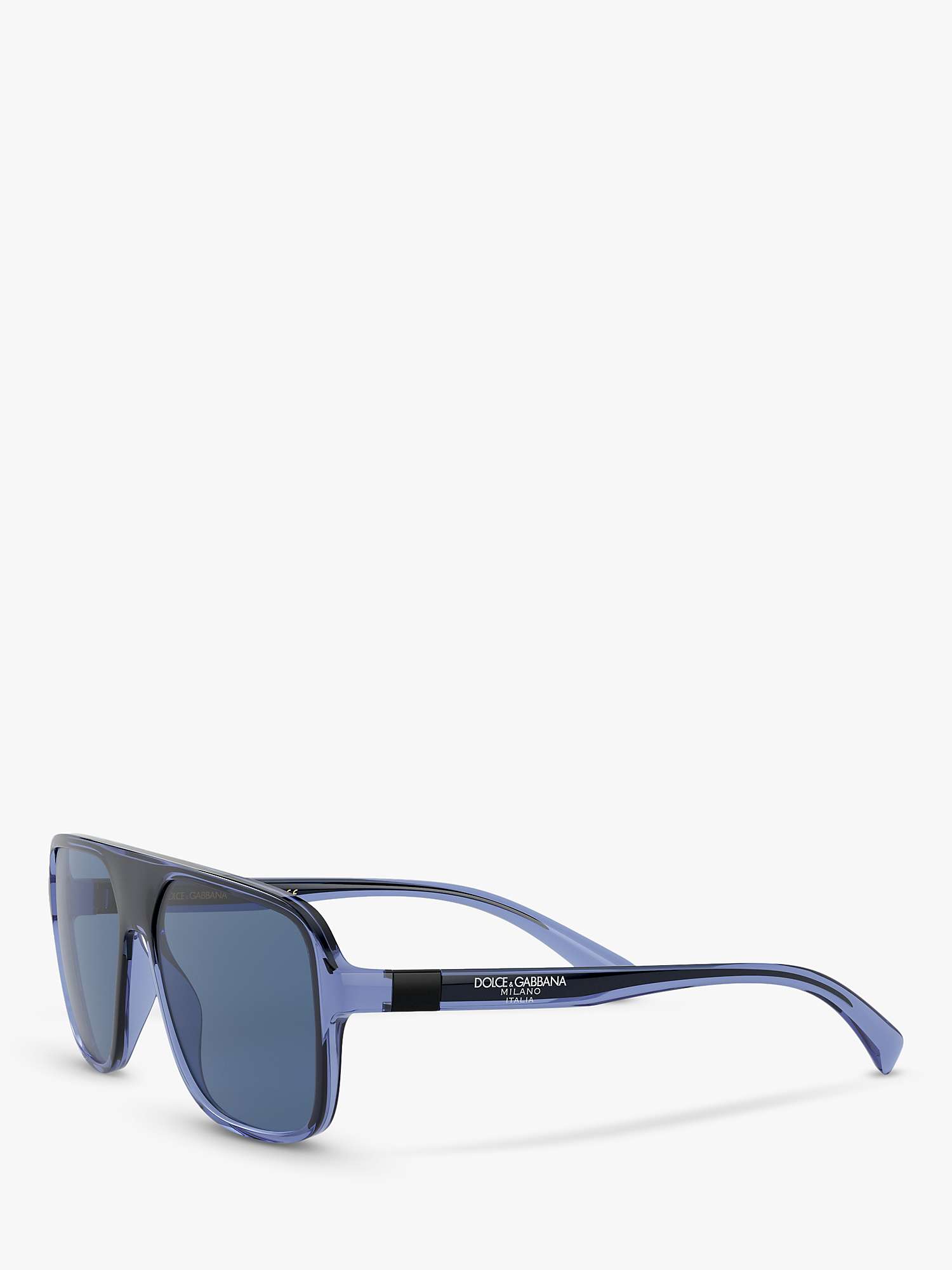 Buy Dolce & Gabbana DG6134 Men's Square Sunglasses Online at johnlewis.com