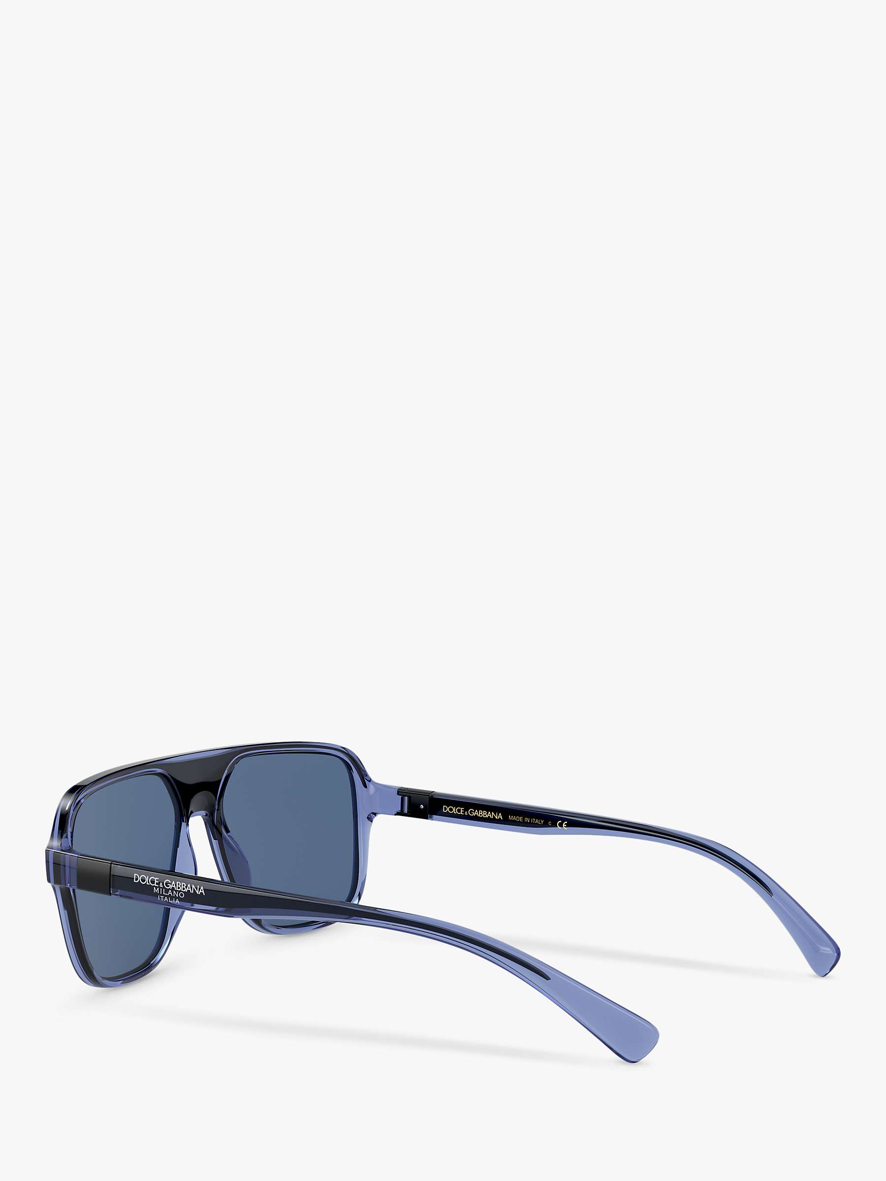 Buy Dolce & Gabbana DG6134 Men's Square Sunglasses Online at johnlewis.com