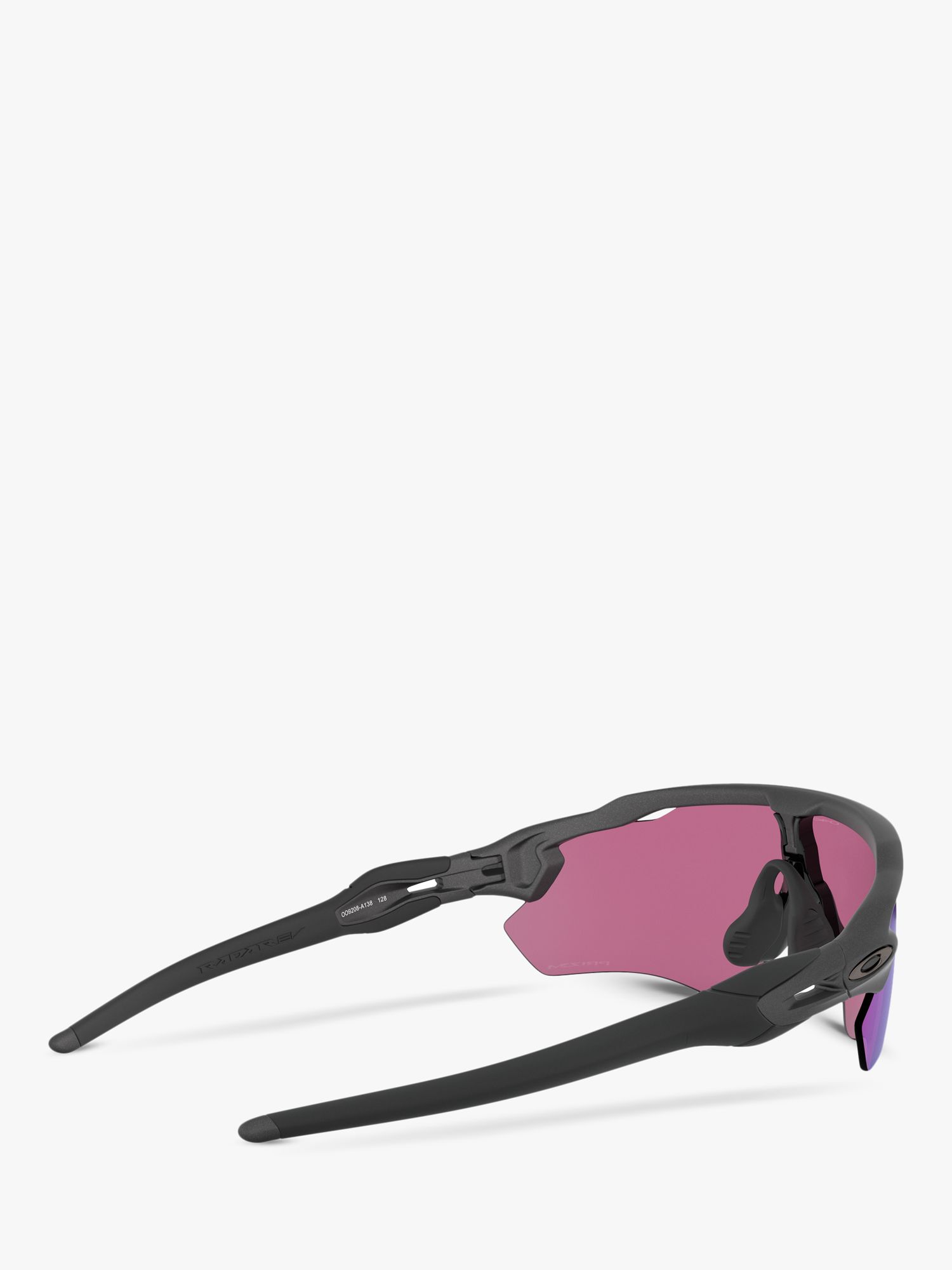 Buy Oakley OO9208 Men's Radar EV Path Wrap Sunglasses, Steel/Mirror Green Online at johnlewis.com