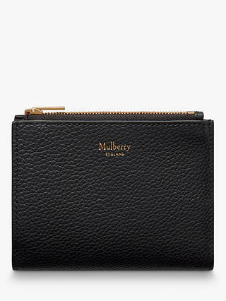 Mulberry Small Classic Grain Leather Zipped Card Wallet