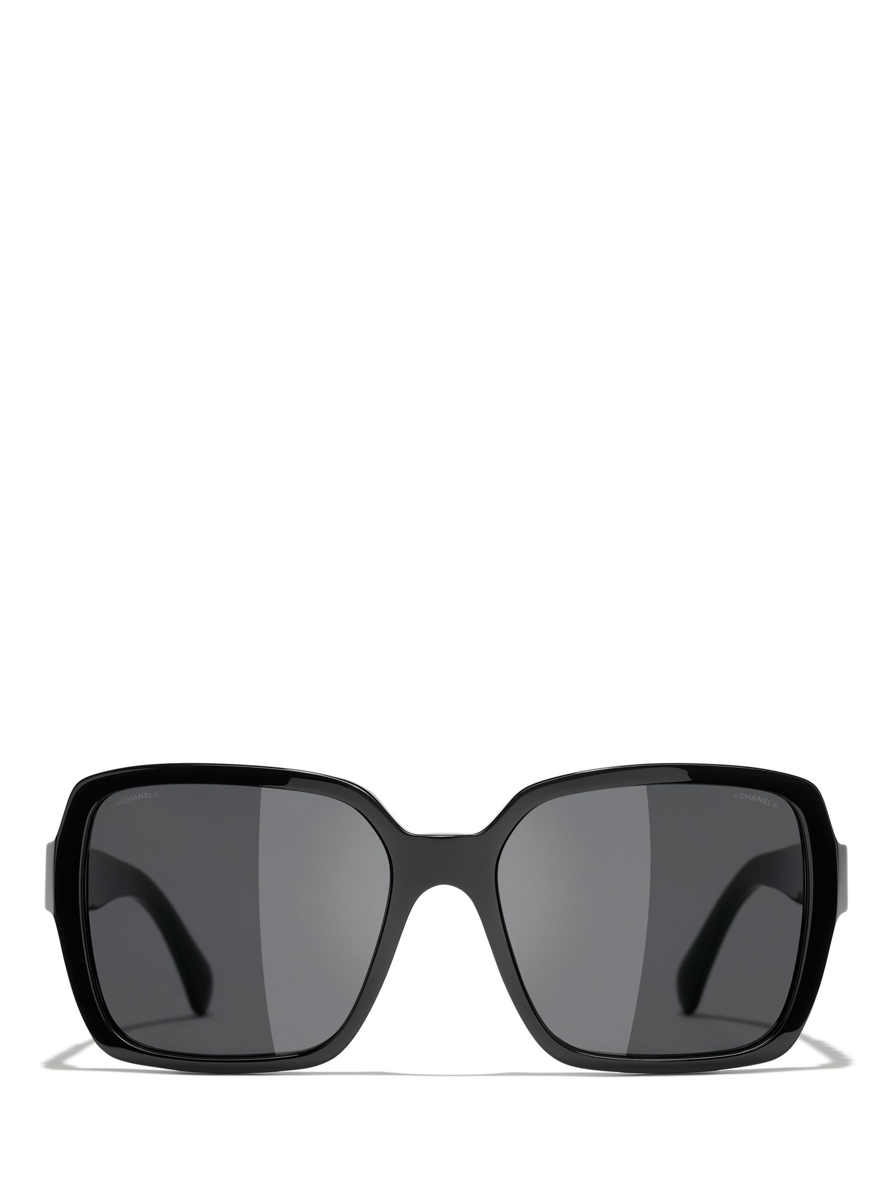 CHANEL Pillow Sunglasses CH5408, Black at John Lewis & Partners