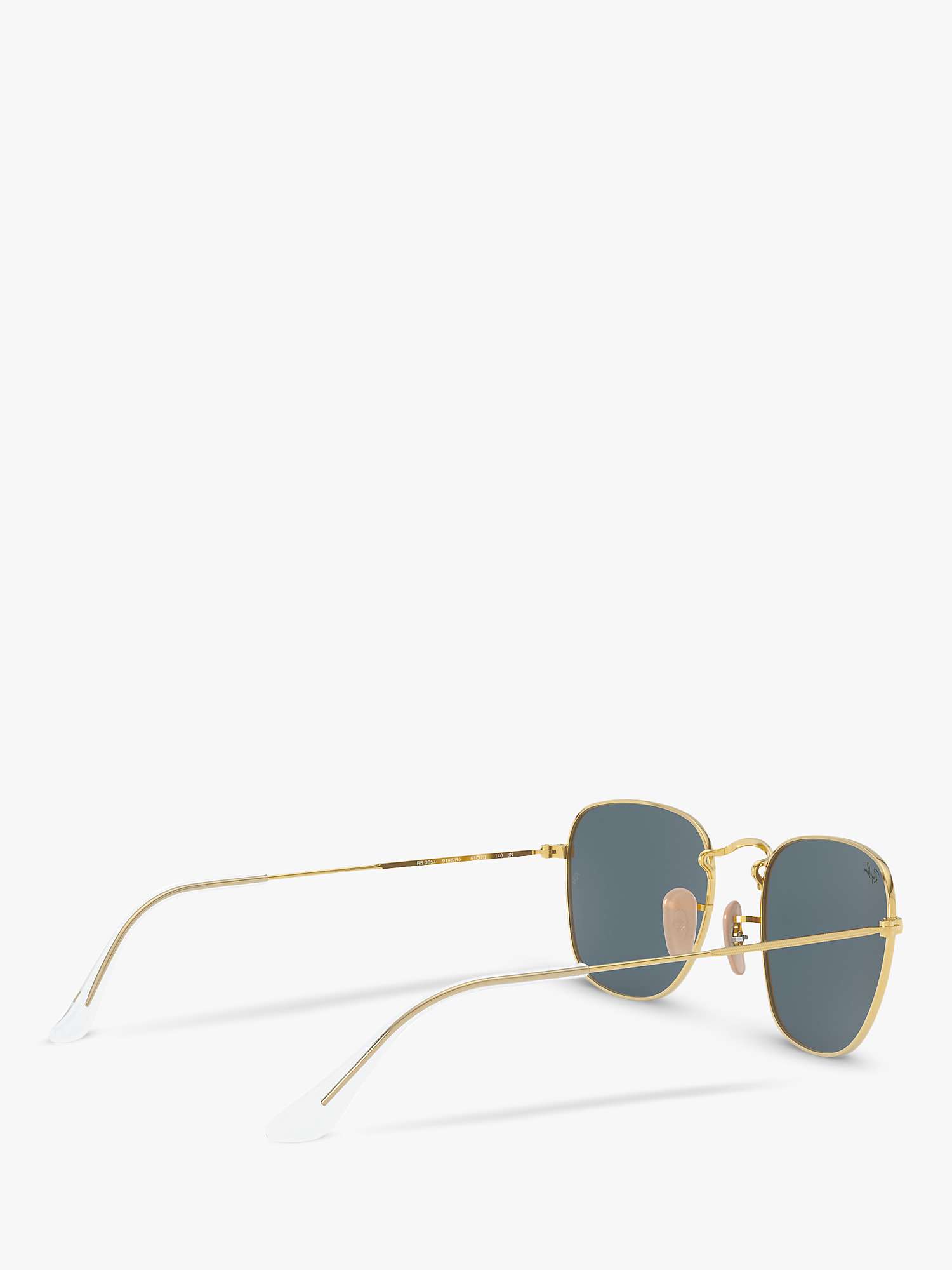 Buy Ray-Ban RB3857 Frank Unisex Square Sunglasses, Legend Gold/Blue Online at johnlewis.com