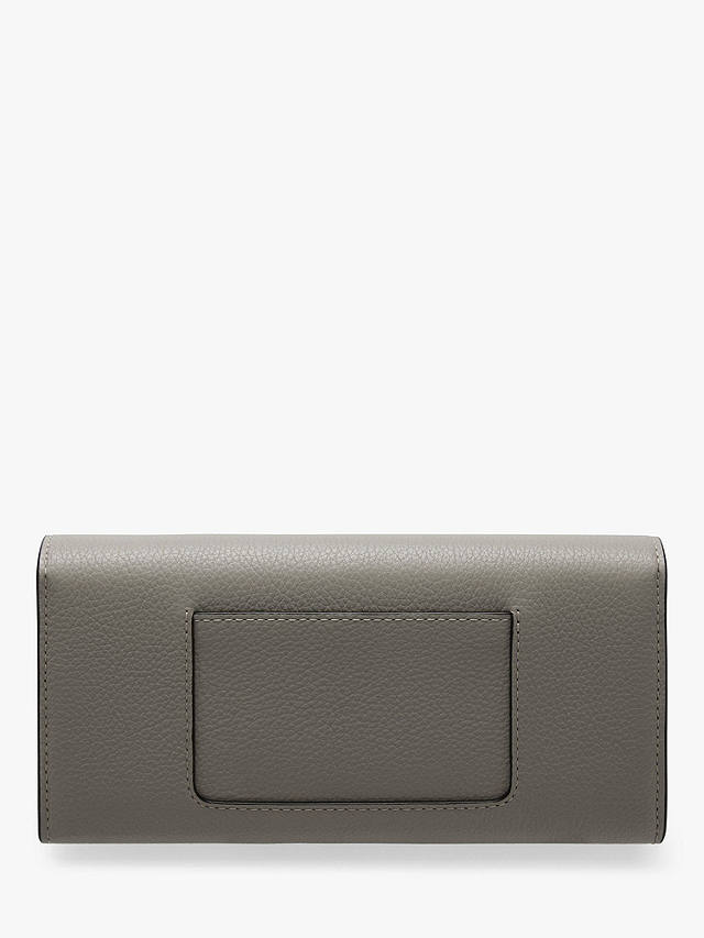 Mulberry Darley Small Classic Grain Leather Wallet, Charcoal
