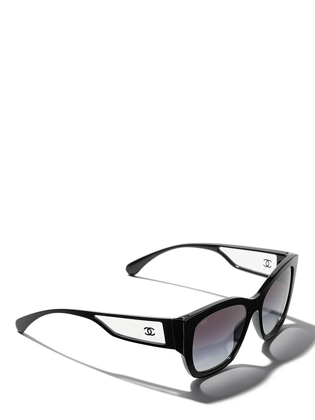CHANEL Irregular Sunglasses CH5429 Black/Grey Gradient