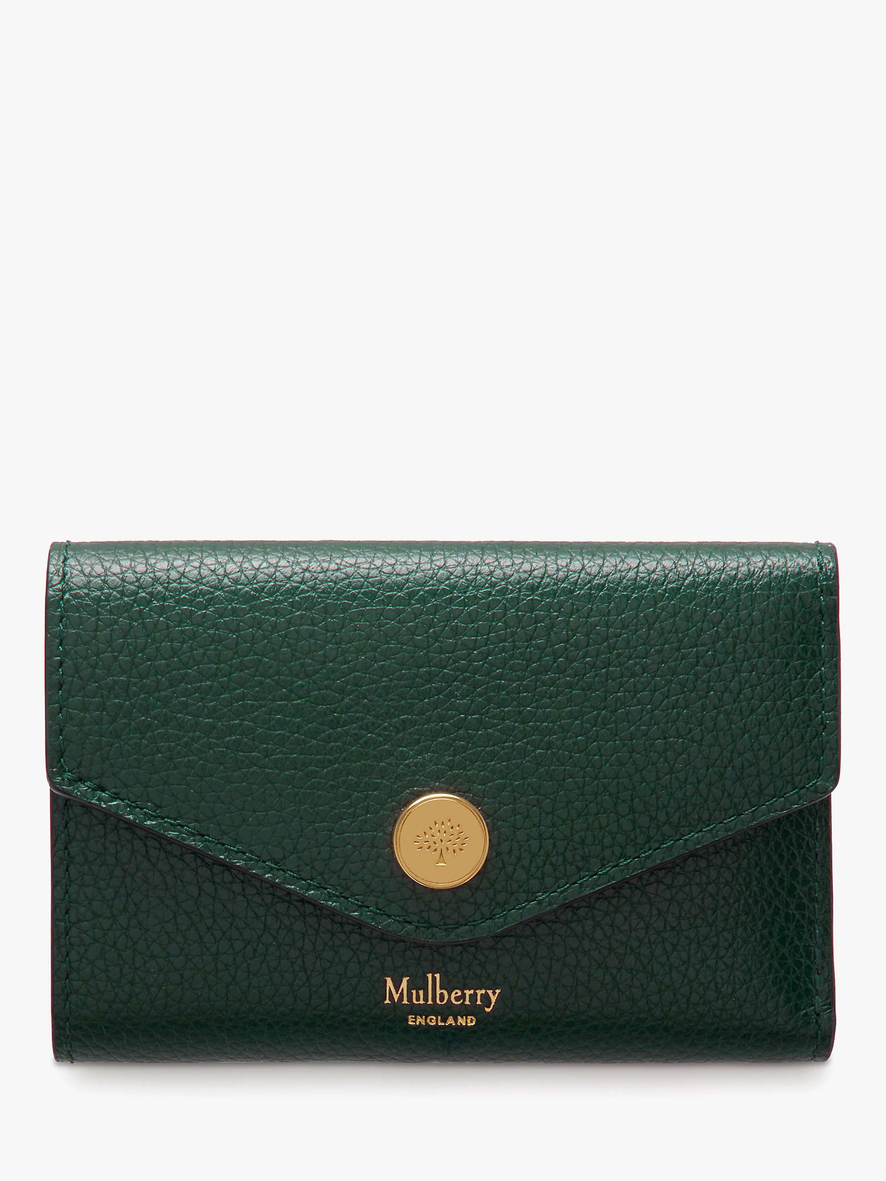 Buy Mulberry Folded Multi-Card Small Classic Grain Leather Wallet Online at johnlewis.com