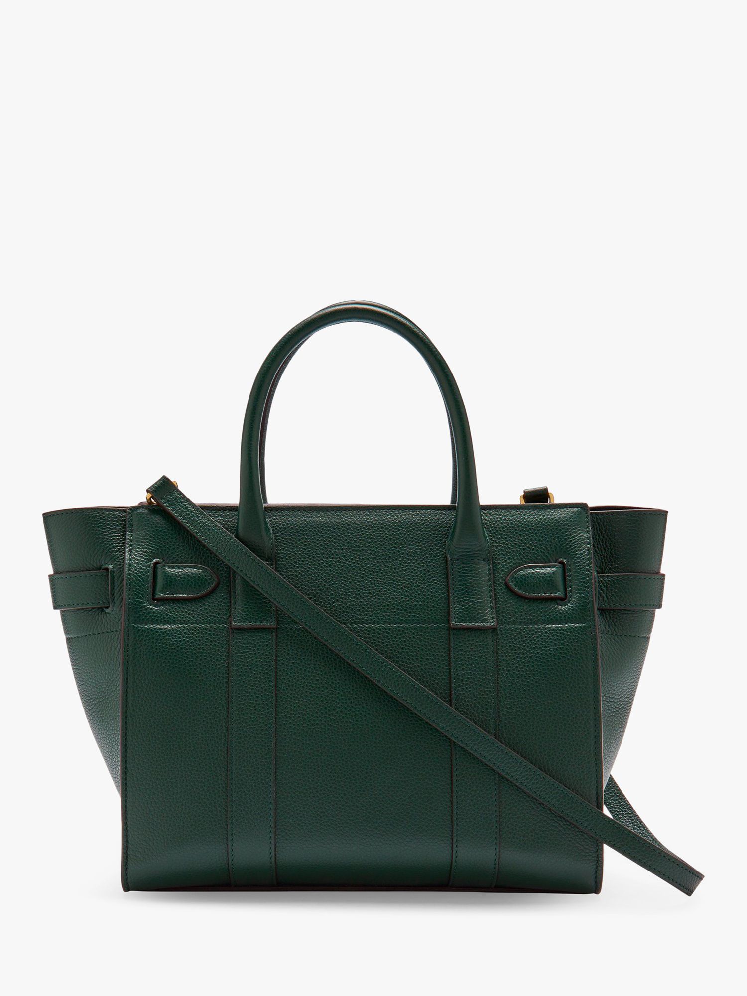 Buy Mulberry Small Bayswater Zipped Classic Grain Leather Tote Bag Online at johnlewis.com