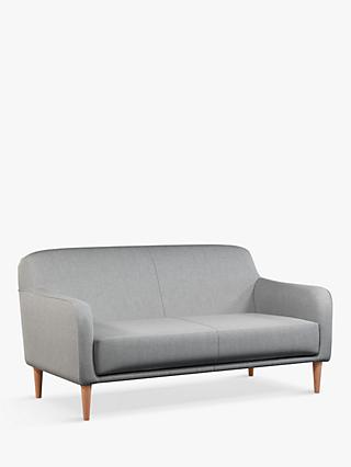 Compact Range, John Lewis & Partners Compact Small 2 Seater Sofa, Light Leg, Hatton Light Grey
