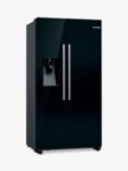 Bosch Series 6 KAD93VBFPG Freestanding 70/30 American Fridge Freezer, Black