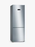 Bosch Serie 4 KGN49XLEA Freestanding 70/30 Fridge Freezer, Stainless Steel Effect