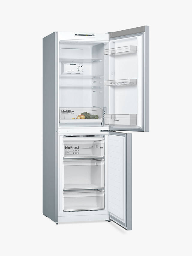 Buy Bosch Series 2 KGN34NLEAG Freestanding 50/50 Fridge Freezer, Inox Look Online at johnlewis.com