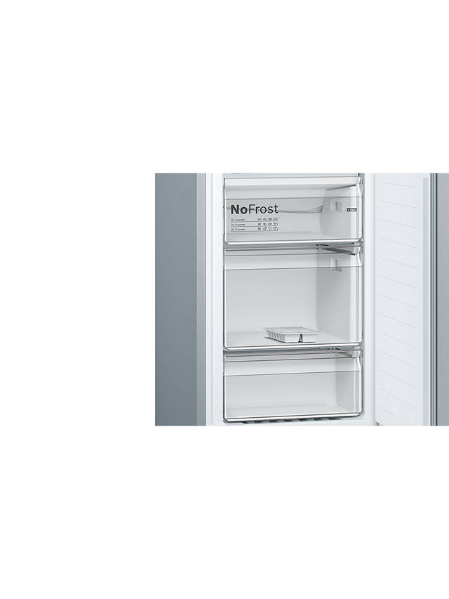 Buy Bosch Serie 2 KGN34NLEAG Freestanding 50/50 Fridge Freezer, Stainless Steel Online at johnlewis.com