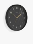 Jones Clocks Mag Analogue Wall Clock, 35cm, Grey