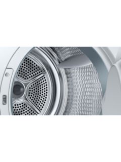 Bosch Series 4 WTN83201GB Freestanding Condenser Tumble Dryer, 8kg Load, B Energy Rating, White
