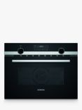 Siemens CM585AGS0B Built-In Combination Microwave Oven with Grill, Stainless Steel