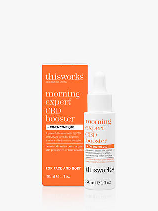 This Works Morning Expert CBD Booster Co-Enzyme Q10, 30ml