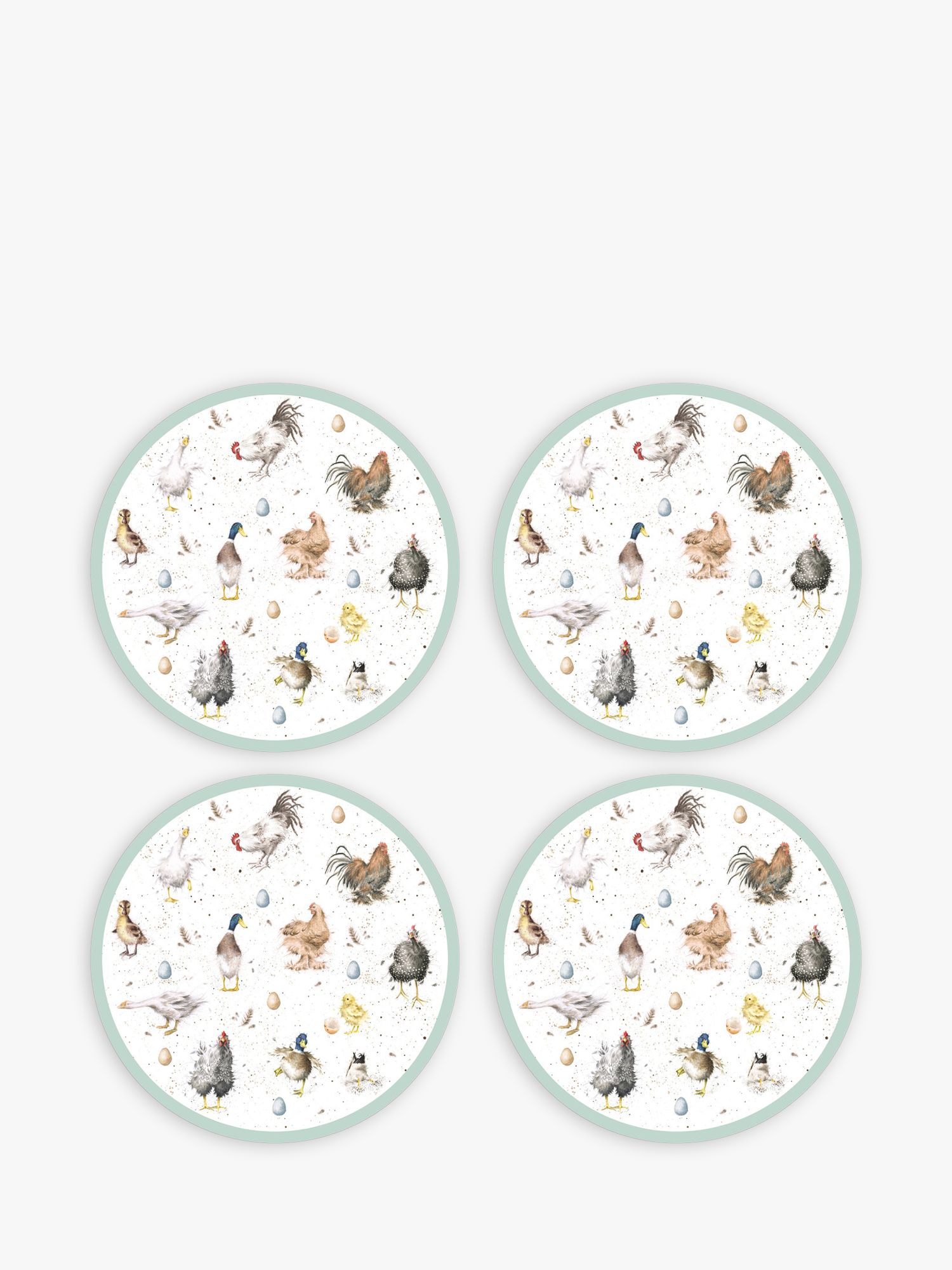 Wrendale Designs Duck and Chicken Round Placemat review