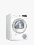 Bosch Series 4 WTN85201GB Condenser Tumble Dryer, 7kg Load, B Energy Rating, White