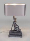 David Hunt Hare Table Lamp, Pewter