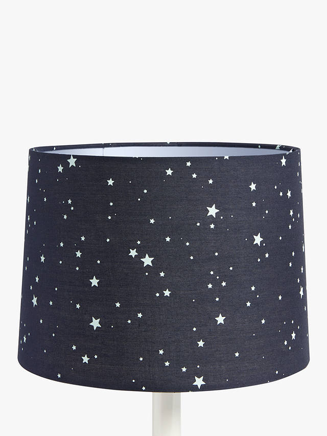 little home at John Lewis Stardust Tapered Lampshade, Navy