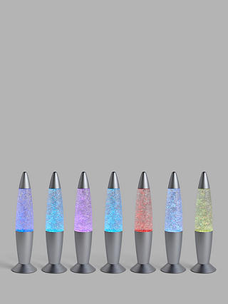 Little Home At John Lewis Glitter Led, Colour Changing Table Lamp