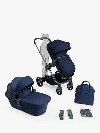 iCandy Lime Lifestyle Pushchair and Carrycot Bundle, Phantom Navy