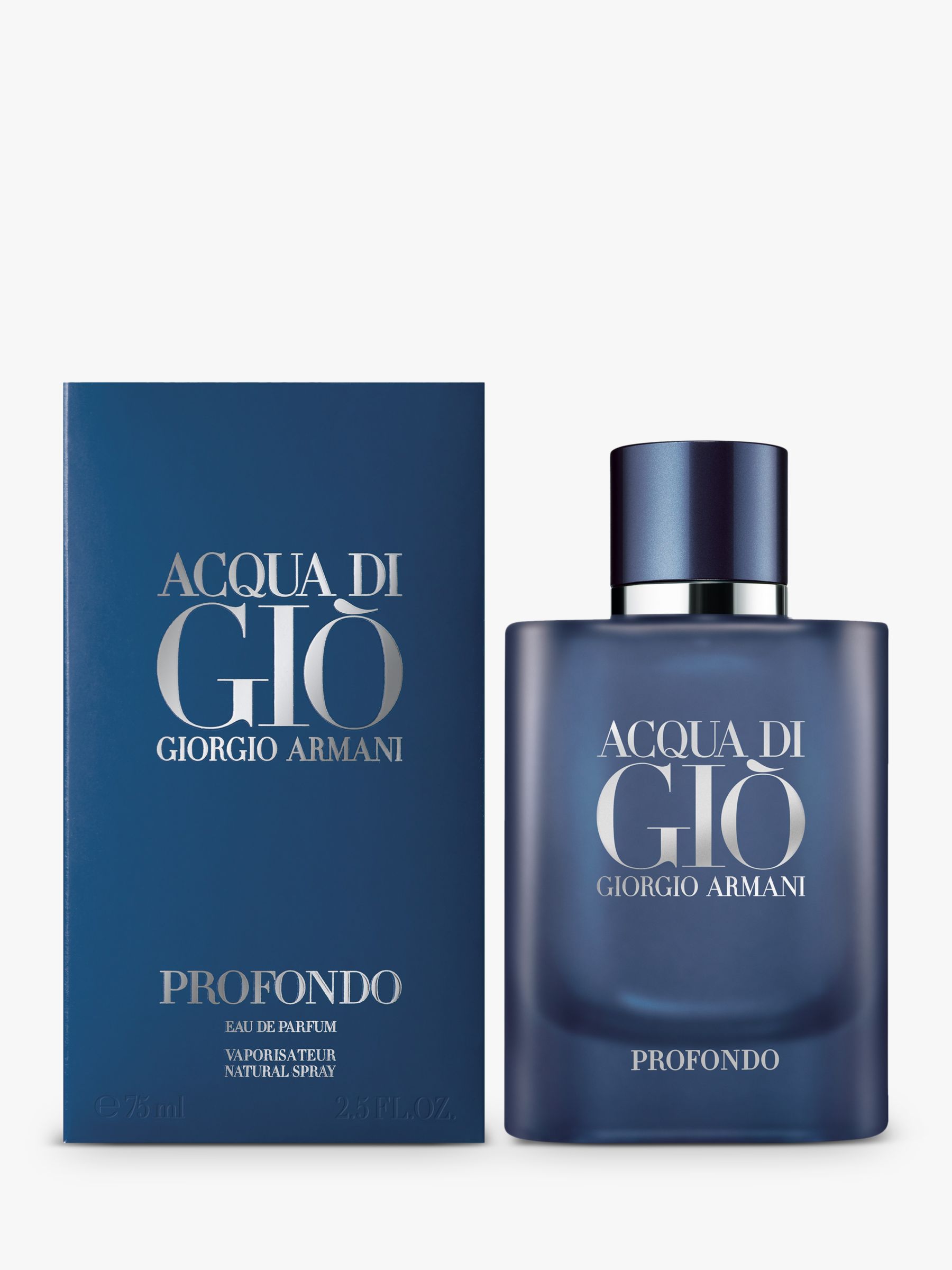 Giorgio Armani Acqua di Giò Profondo Eau de Parfum, 75ml at John Lewis &  Partners