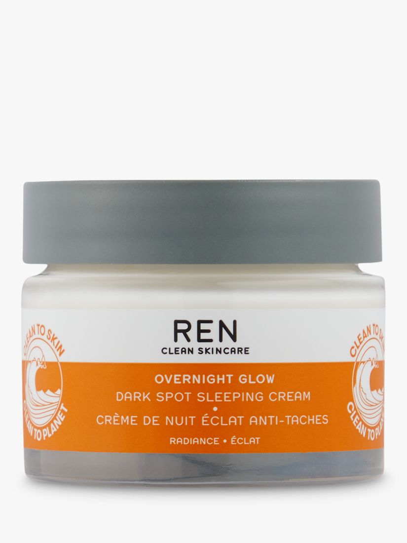 REN Clean Skincare Overnight Glow Dark Spot Sleeping Cream, 50ml 1
